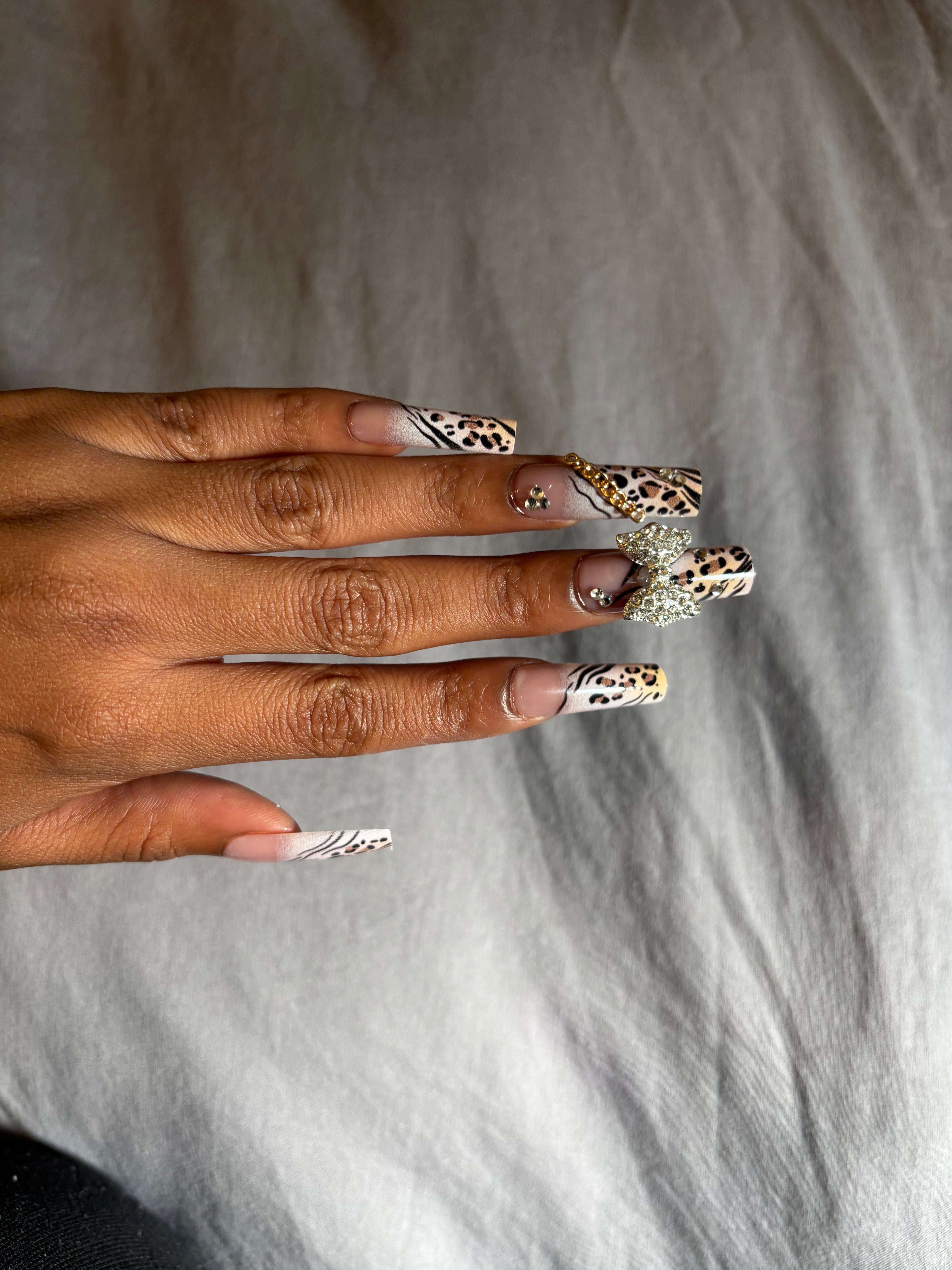 Animal Print Press On Nails