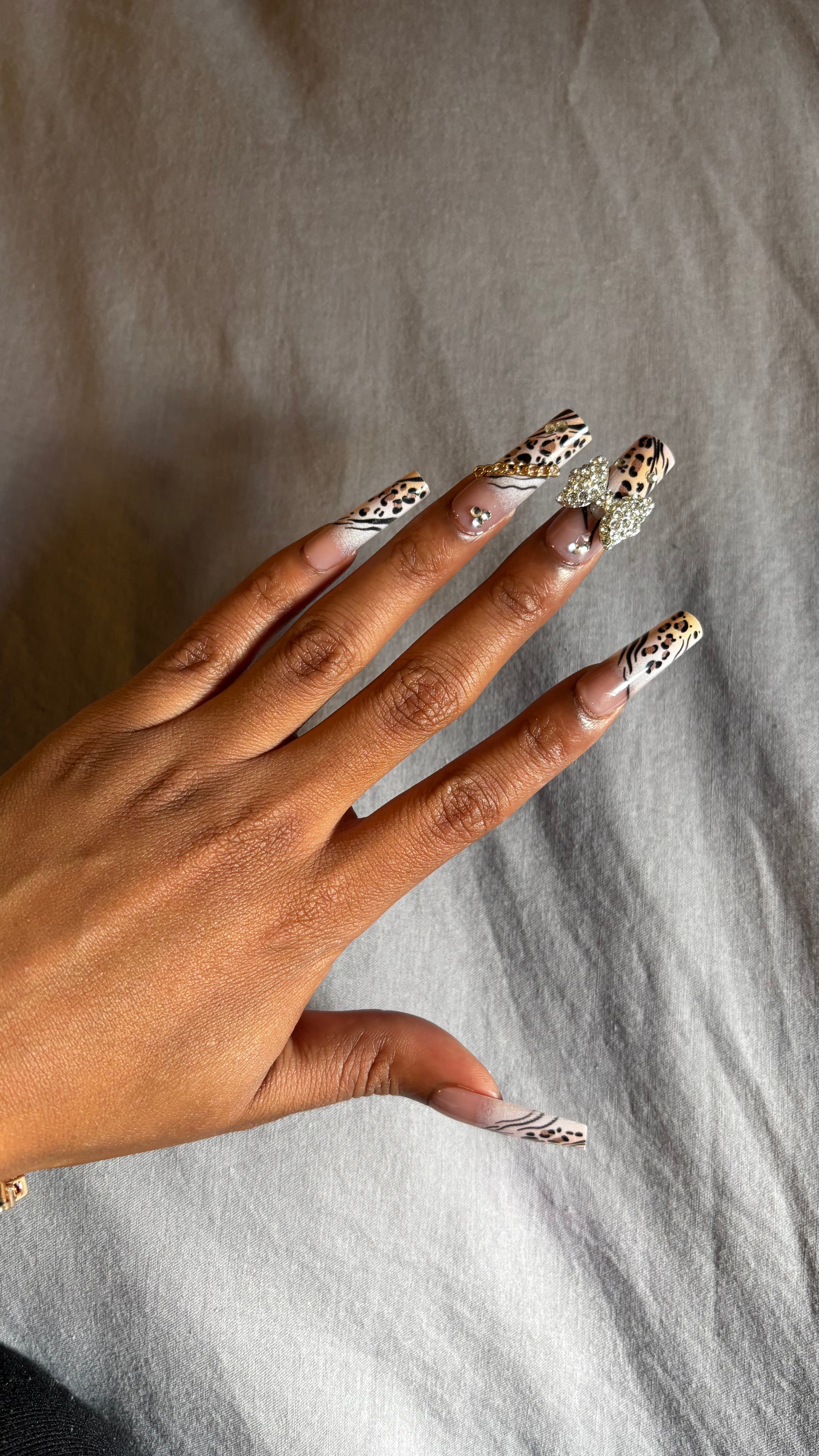 Animal Print Press On Nails