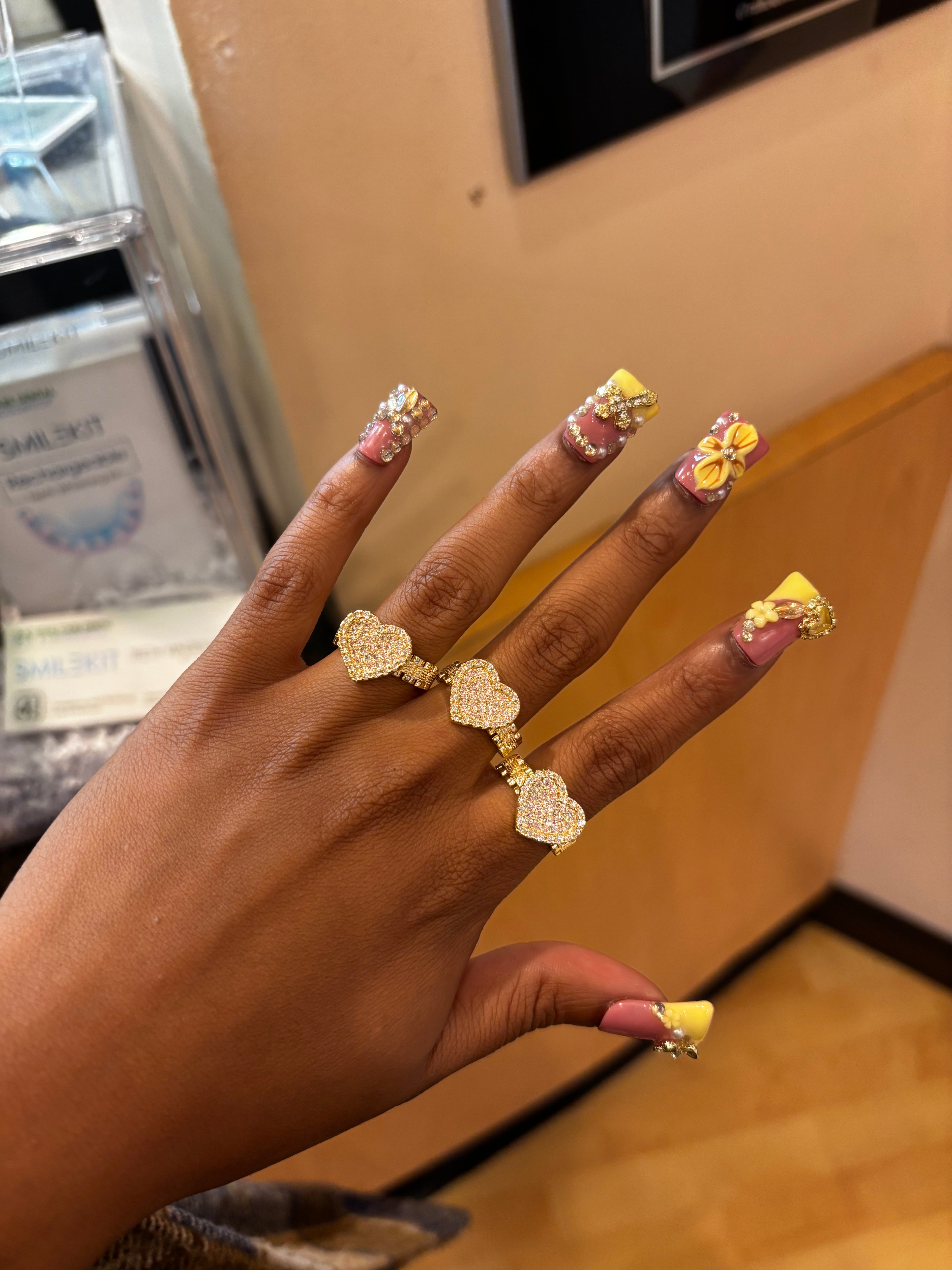 Rolex Pink Heart Ring