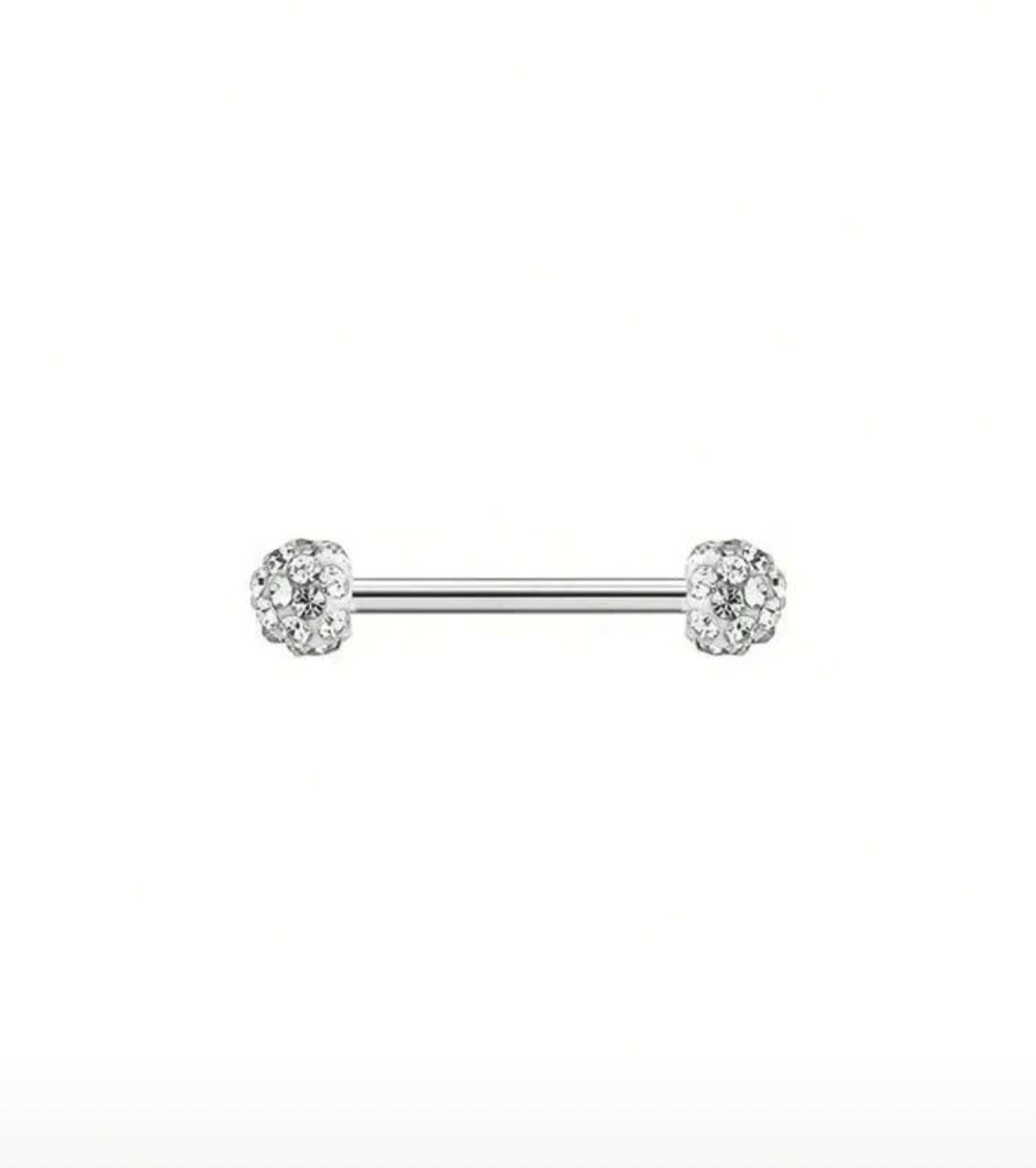 Rhinestone Tongue Piercing